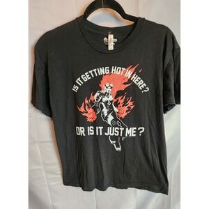 Magic The Gathering Chandra Nalaar Shirt Mens Large Black MTG Graphic Tee Zuni